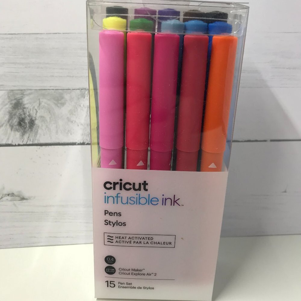 Cricut Infusible Ink 15 Pen set for Cricut Maker & Explore Machines NEW! - Picture 1 of 8